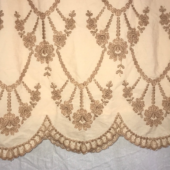 Nanette Lepore Scalloped Embroidered Skirt - Picture 3 of 5